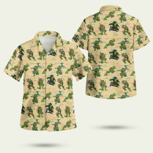The Teenage Mutant Ninja Turtles TMNT Hawaiian Shirt