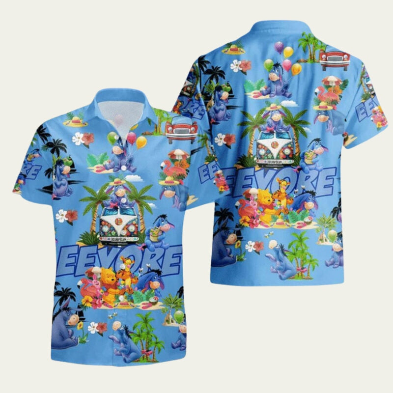 Eeyore Winnie The Pooh Hawaiian Shirt