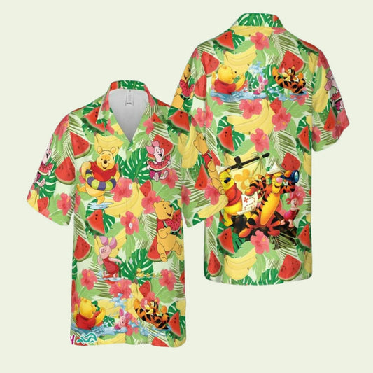 Pooh And Friends Hawaiian Shirt