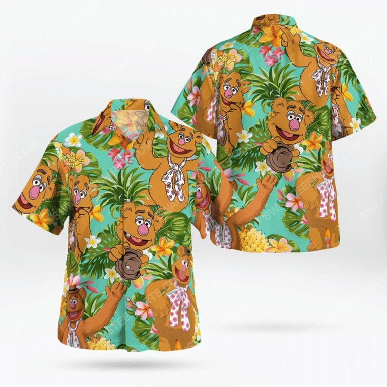 The Muppet Show Fozzie Bear Tropical Hawaiian Shirt