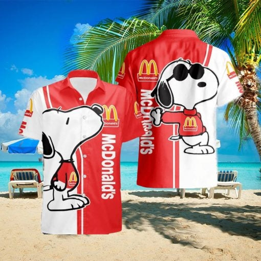 Snoopy Mcdonald's Hawaiian Shirt