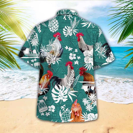 Summer Chicken Hawaiian Shirt