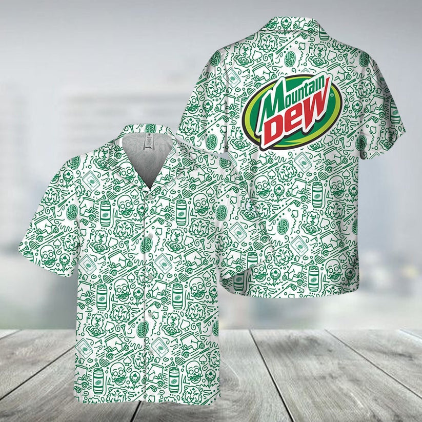 Mountain Dew Hawaiian Shirt