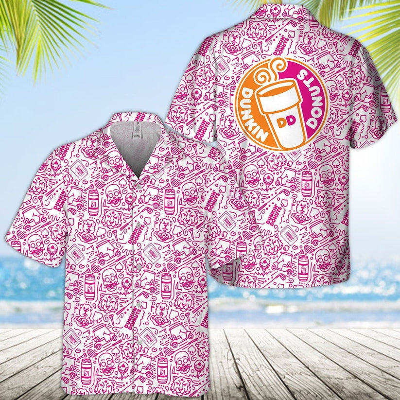 Dunkin Donuts Summer Hawaiian Shirt