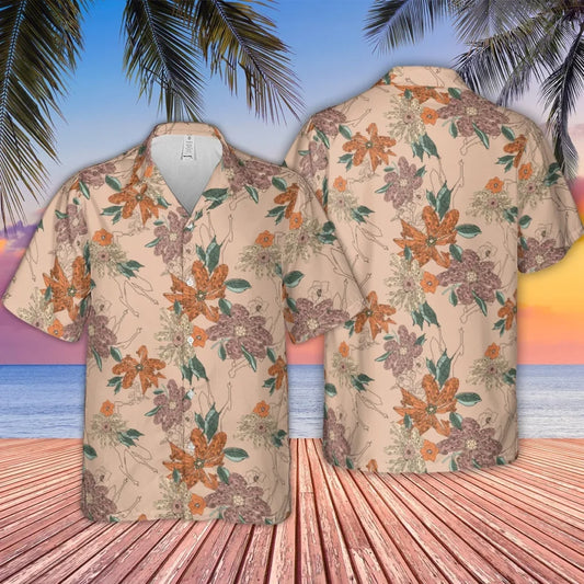 Star Wars Ships Floral Pattern Hawaiian Shirt