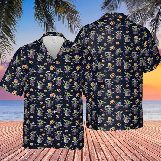 Cute Baby Yoda Star Wars Hawaiian Shirt