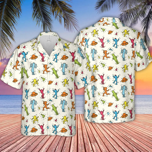 Rick-Haring Rick and Morty Hawaiian Shirt