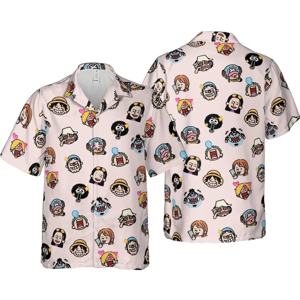 Straw Hat Crew One Piece Hawaiian Shirt