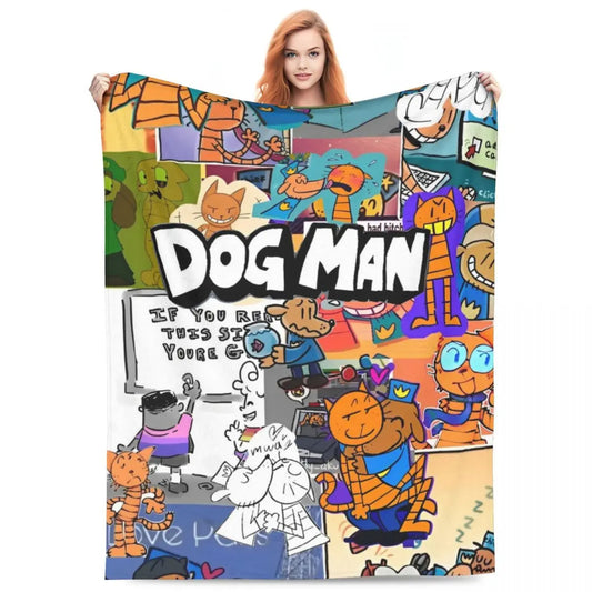 Dog Man & Friends Blanket