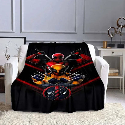 Deadpool & Wolverine Throw Blanket