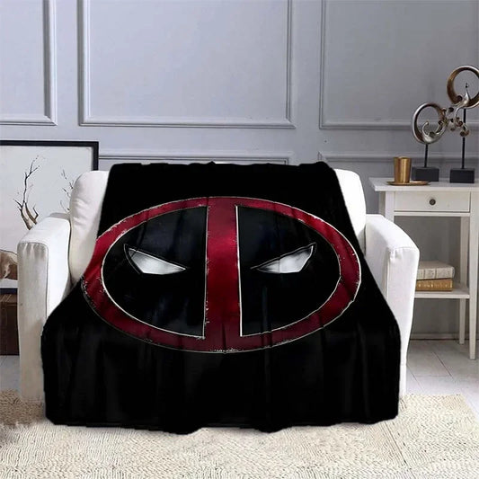 Deadpool Logo Throw Blanket