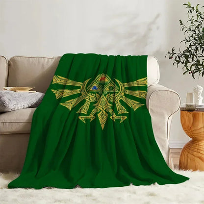 The Legend Of Zelda Logo Throw Blanket