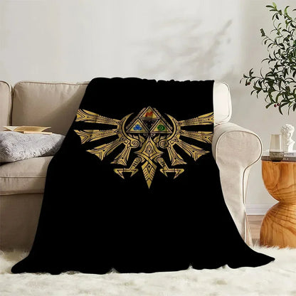 The Legend Of Zelda Logo Throw Blanket