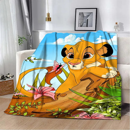 Simba Lion King Throw Blanket
