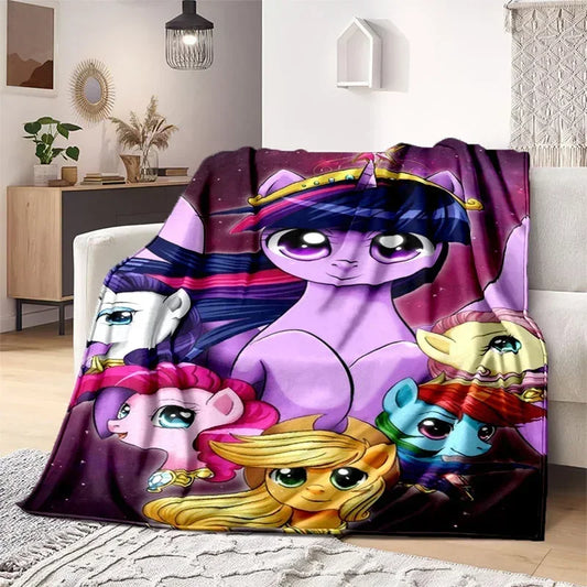 My Little Pony Plush Throw Blanket