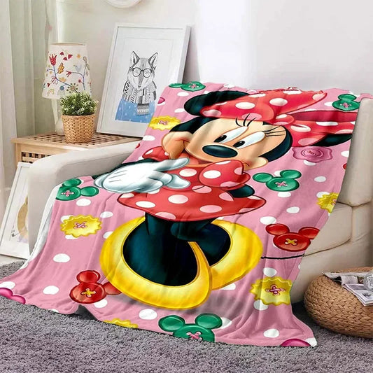 Cute Minnie Mouse Throw Blanket