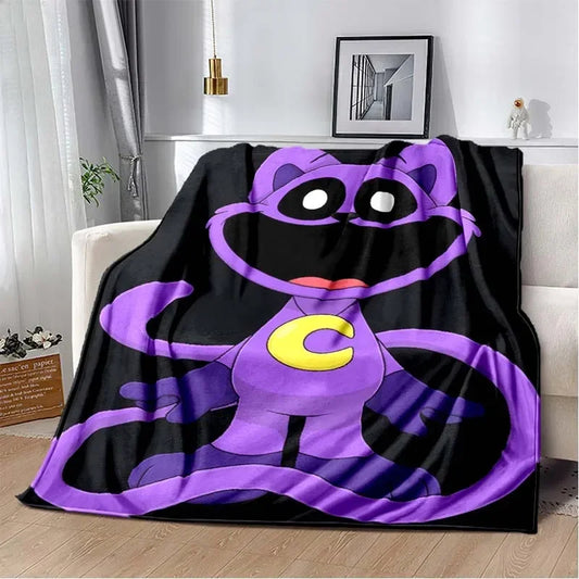 Smiling Critters Catnap Blanket