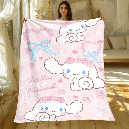 Cute Sanrio Cinnamoroll Throw Blanket