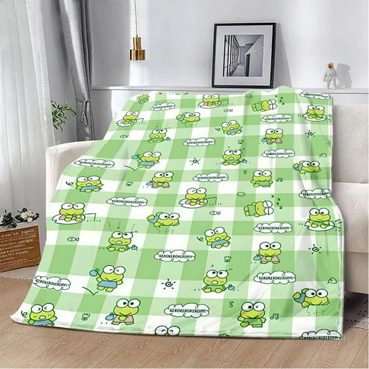 Sanrio Keroppi Pattern Blanket