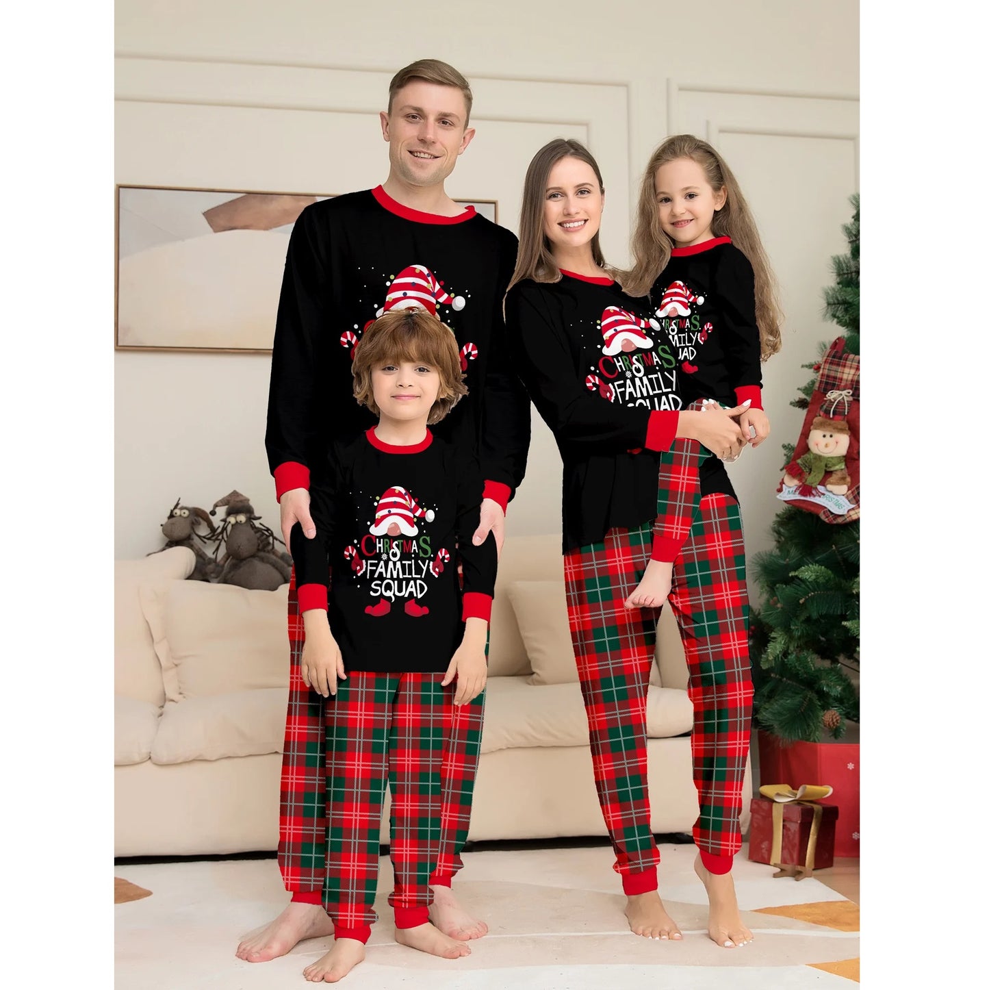 Christmas Family Squad Matching Pajamas Set