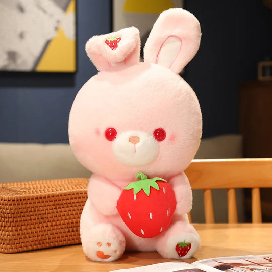 Cute Strawberry Rabbit Plush Toy
