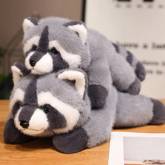 Grey Raccoon Plush Stuffed Animal