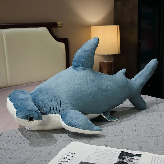 Blue Hammerhead Shark Plush