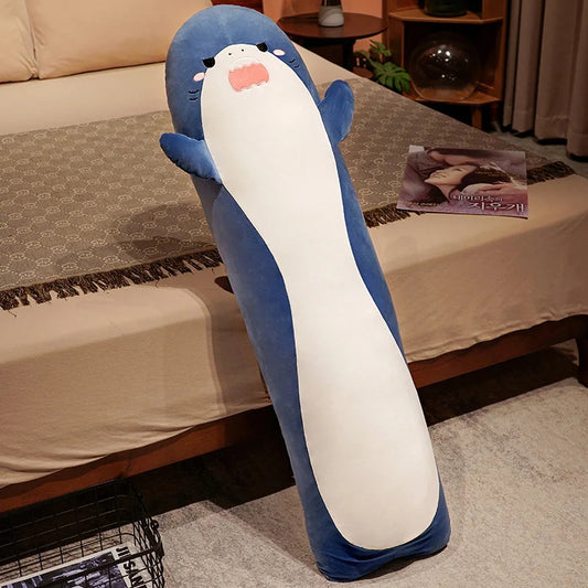 Cute Long Shark Plush Pillow