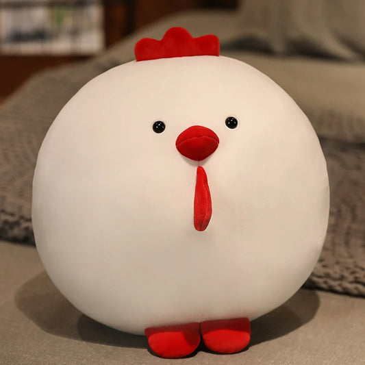 Cute Chicken Round Plush Stuffed Animal