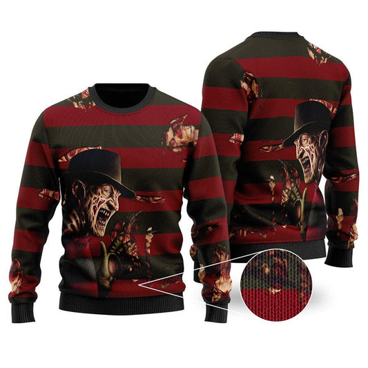 Freddy Krueger Ugly Christmas Sweater