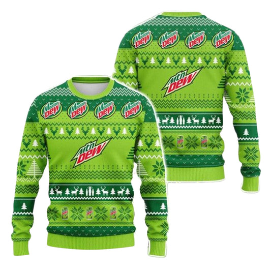 Mtn Dew Moutain Dew Ugly Christmas Sweater