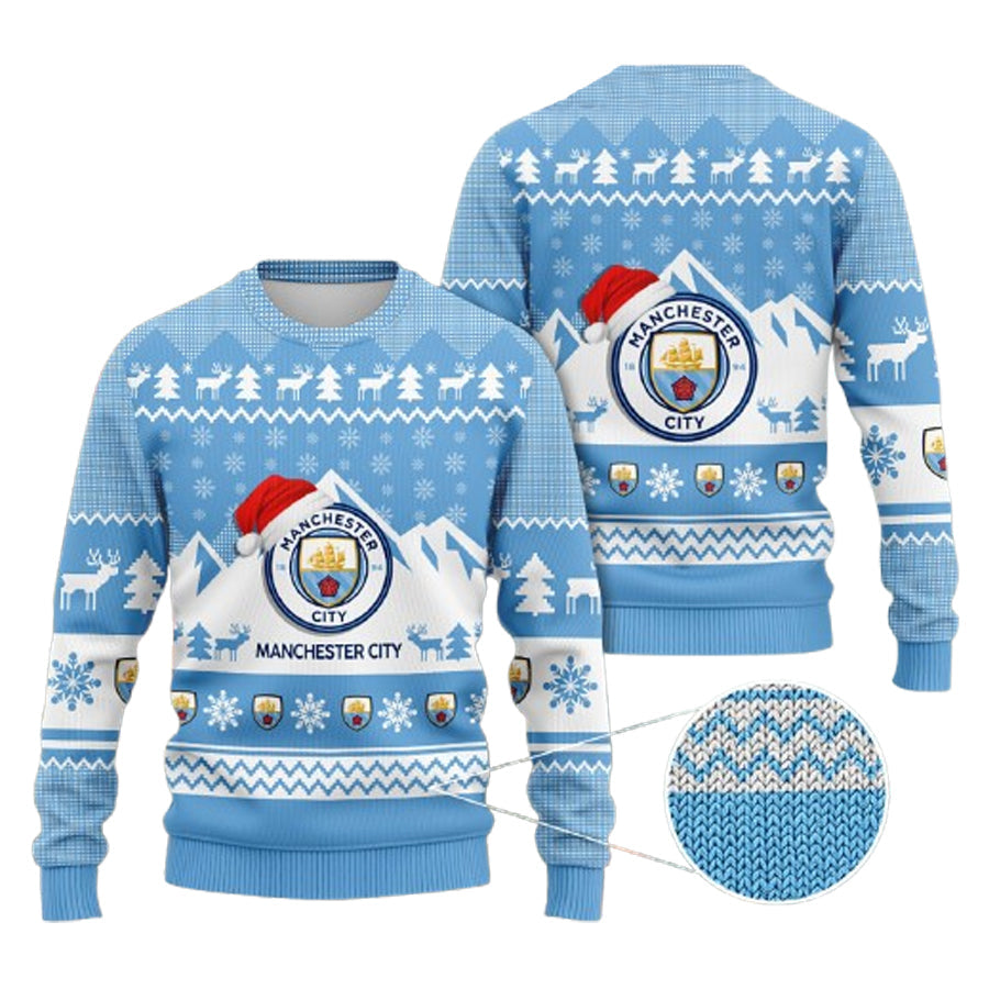 Manchester City Ugly Christmas Sweater