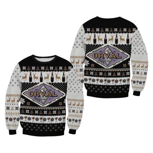 Orval Beer Ugly Christmas Sweater