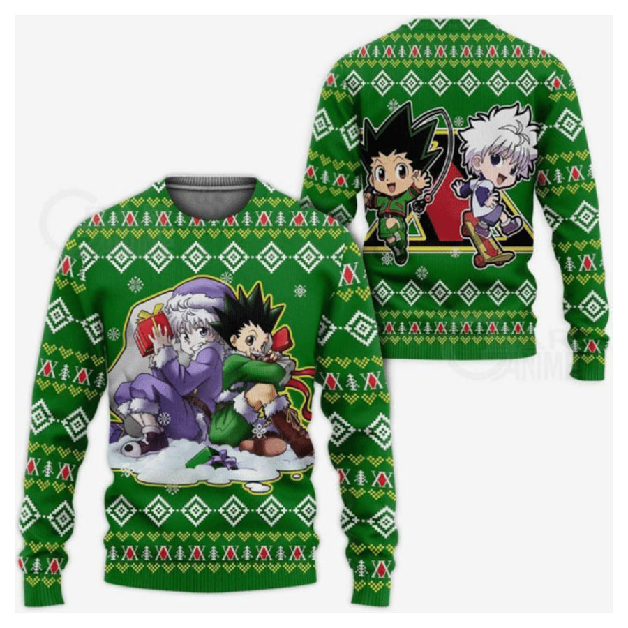 Gon Killua Hunter x Hunter Ugly Xmas Sweater
