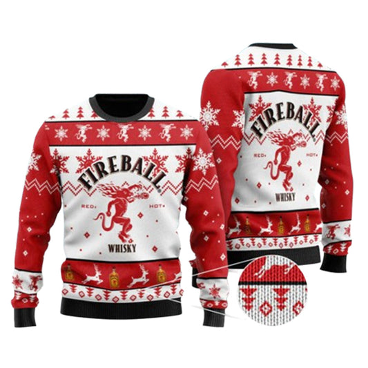 Fireball Ugly Christmas Sweater
