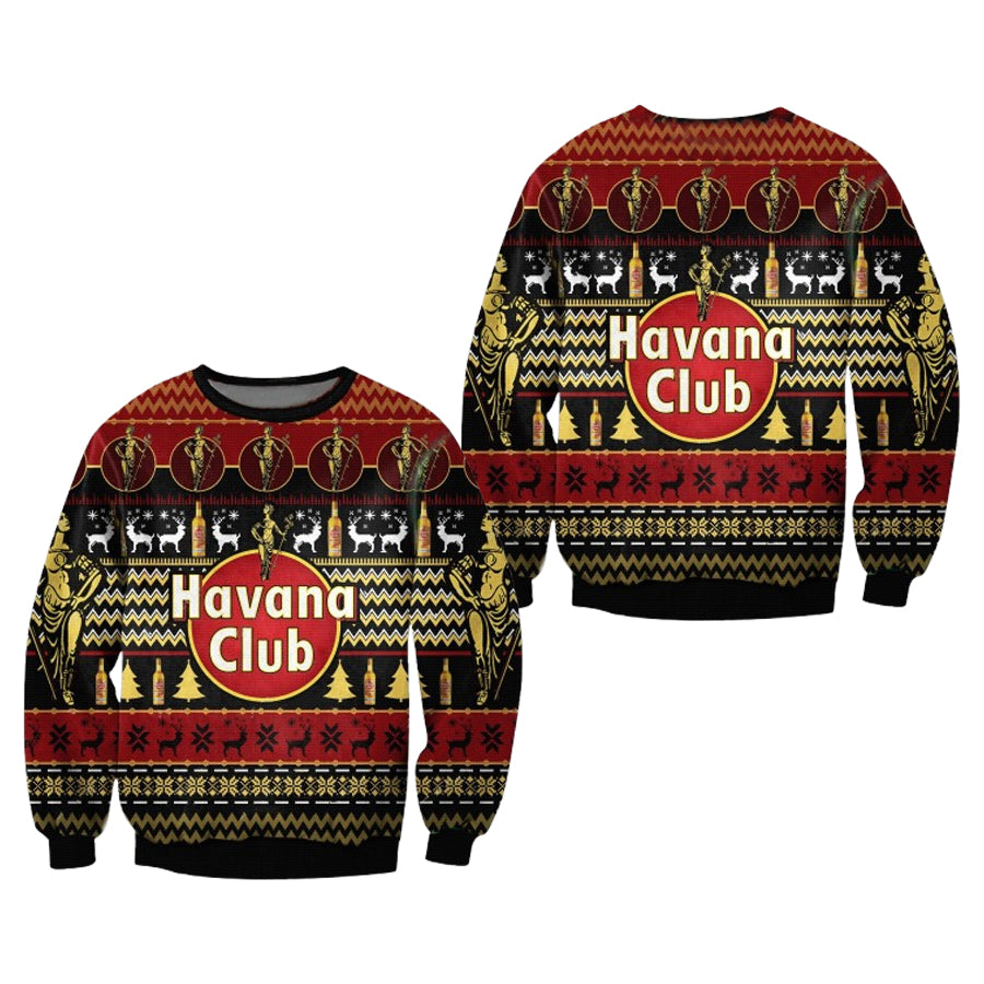 Havana Club Beer Ugly Christmas Sweater