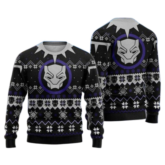 Black Panther Marvel Ugly Christmas Sweater