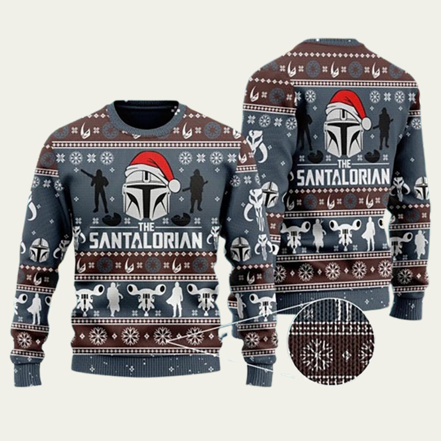 The Santalorian Star Wars Ugly Christmas Sweater
